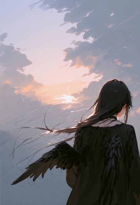 20240723165352 girl with black feathered wings from behind gothic 4160206676 .png